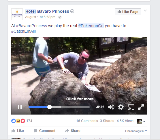 la bavaro pokemnon